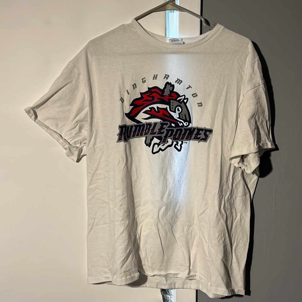 Binghamton rumble ponies (Mets AA) tee shirt lightly worn